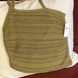 Olive Green Women's Halter Top
